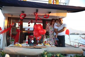 Teknede Evlilik Yıl Dönümü Organizasyonu İzmir