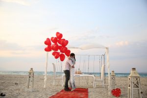 Kumsalda Evlilik Teklifi Organizasyonu Kuşadası
