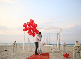 Sahilde Evlenme Teklifi Organizasyonu İzmir