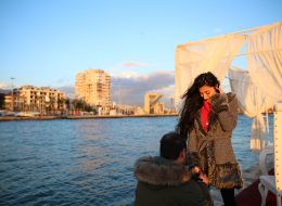 Karşıyaka Yelken Kulübünde Evlilik Teklifi Organizasyonu İzmir