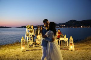 Evlilik Teklifi Organizasyonu ve Gün Batımında Romantik Dans