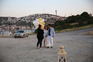 Uçan Balonlar ile Karşılaşama ve Evlilik Teklifi Organizasyonu