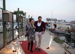 Bostanlı'da Sürpriz Evlenme Teklifi Organizasyonu