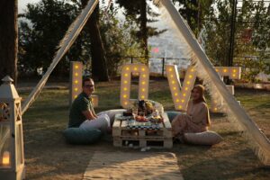 Aytepe'de evlilik teklifi organizasyonu