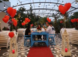 Bodrumda Restoran Konseptli Evlenme Teklifi Organizasyonu İzmir Organizasyon