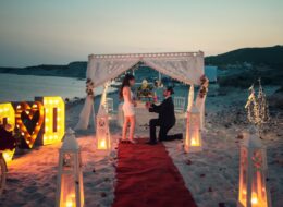 Deliklikoy Kumsalda Evlilik Teklifi Organizasyonu