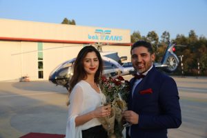 Doğum Gününde Helikopterde Evlenme Teklifi Organizasyonu İzmir Organizasyon