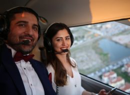 Helikopterde Sürpriz Doğum Günü ve Evlilik Teklifi Organizasyonu İzmir Organizasyon