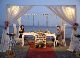 İstanbul'da Kumsalda Evlenme Teklifi Organizasyonu