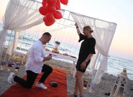 Kumsalda Evlilik Teklifi Organizasyonu Evlenme Teklifi Anı