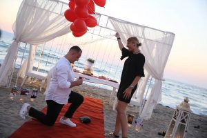 Kumsalda Evlilik Teklifi Organizasyonu Evlenme Teklifi Anı