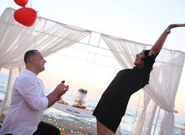 Kumsalda Evlilik Teklifi Organizasyonu İstanbul