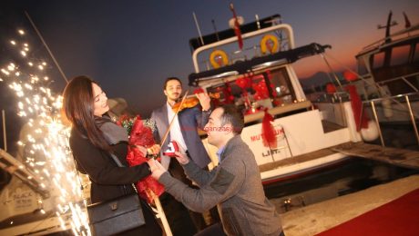 Mutluluk Teknesinde Evlilik Teklifi Organizasyonu İzmir