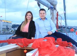 Teknede Romantik Evlilik Teklifi Organizasyonu İzmir